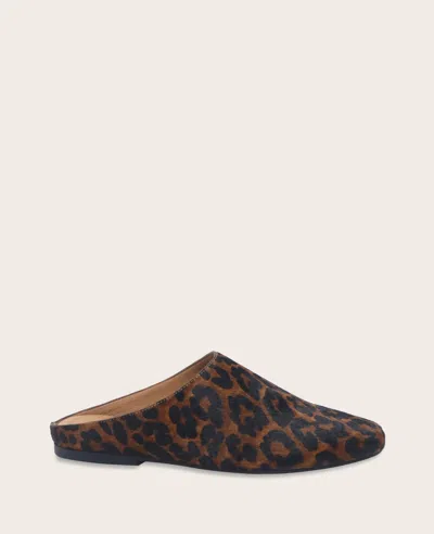 Gentle Souls - Wanda Leopard Calf Hair Mule Flat In Animal Print