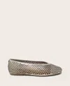 Gentle Souls Willow Perf Ballet Flat In Animal Print