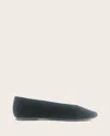 Gentle Souls - Willow Suede Ballet Flat In Black