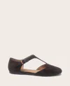 Gentle Souls Wyatt T-strap Flat In Brown