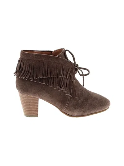 Pre-owned Gentle Souls Ankle Boots In Brown