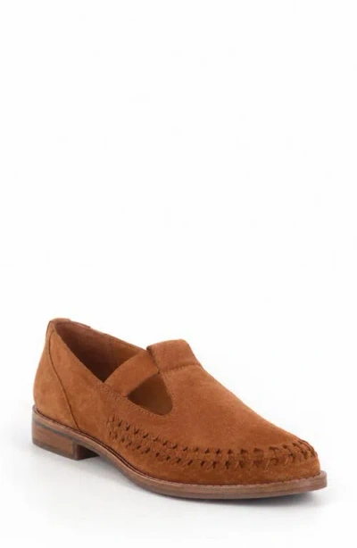 Gentle Souls Argyle Loafer In Brown