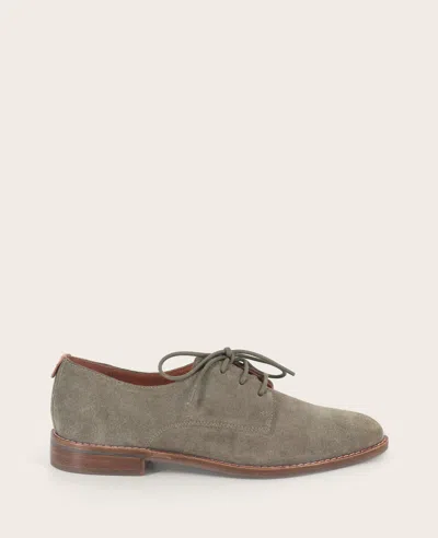 Gentle Souls - Aronson Suede Oxford Shoe In Algae Suede