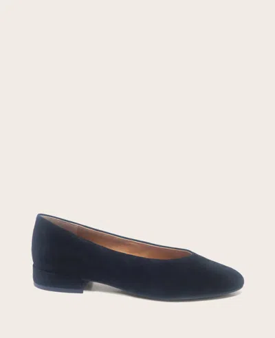 Gentle Souls - Atlas V Suede Flat In Blue