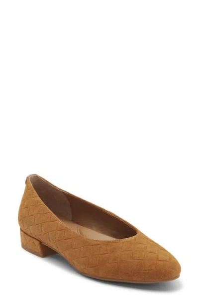 Gentle Souls Awilla Embossed Flat In Brown