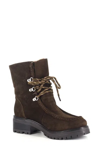 Gentle Souls Bliss Genuine Shearling Lined Boot In Brown