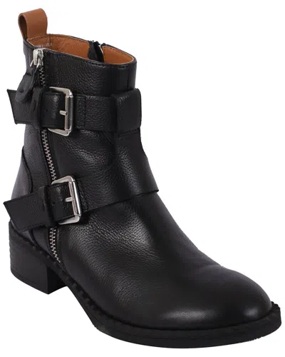 Gentle Souls Brena Leather Buckle Boot In Black