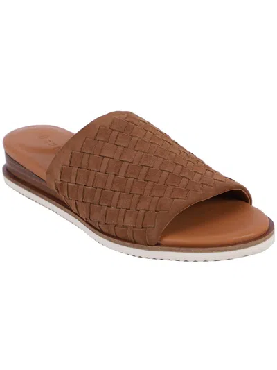 Gentle Souls By Kenneth Cole Angie Womens Leather Slip On Slide Sandals In Multi