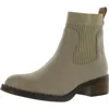 Gentle Souls By Kenneth Cole Best Chelsea Bootie Womens Leather Padded Insole Chelsea Boots In Grey