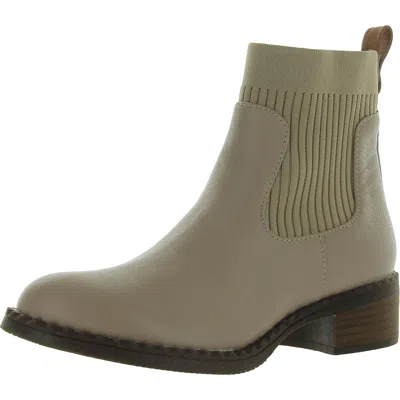 Gentle Souls By Kenneth Cole Best Chelsea Bootie Womens Leather Padded Insole Chelsea Boots In Grey