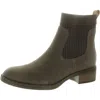 GENTLE SOULS BY KENNETH COLE BEST WOMENS MIXED MEDIA PEBBLED CHELSEA BOOTS
