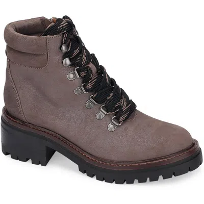 Gentle Souls By Kenneth Cole Brooklyn 2.1 Womens Suede Pull On Combat & Lace-up Boots In Multi