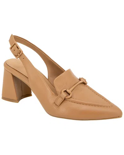 Gentle Souls By Kenneth Cole Dawson Leather Pump In Nude