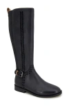 Gentle Souls By Kenneth Cole Elmwood Knee High Boot In Black Leather