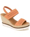 Gentle Souls By Kenneth Cole Elyssa Two-band Braid Leather Espadrille