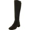 Gentle Souls By Kenneth Cole Emily Stretch Boot Womens Water Resistant Suede Knee-high Boots In Brown