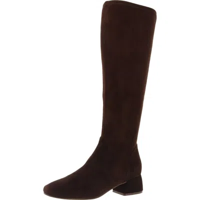 Gentle Souls By Kenneth Cole Emily Stretch Boot Womens Water Resistant Suede Knee-high Boots In Multi