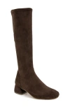 Gentle Souls By Kenneth Cole Emily Stretch Knee High Boot In Chocolate Suede