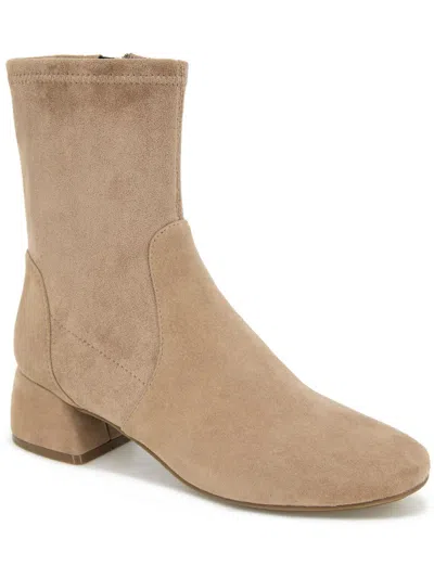 GENTLE SOULS BY KENNETH COLE EMILY WOMENS SUEDE BLOCK HEEL BOOTIES