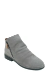 Gentle Souls By Kenneth Cole Emma Ankle Bootie In Cement Suede