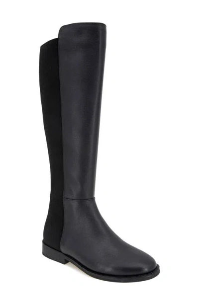 Gentle Souls By Kenneth Cole Emma Knee High Boot In Black Leather