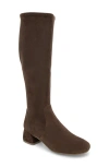Gentle Souls By Kenneth Cole Emma Stretch Knee High Boot In Brown