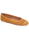 GENTLE SOULS BY KENNETH COLE EUGENE TRAVEL BALLET WOVEN WOMENS LEATHER SLIP ON BALLET FLATS