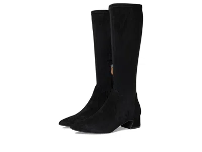 Gentle Souls By Kenneth Cole Gallway Stretch Boots Women's Boots Black Suede: 5.5 M