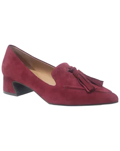 Gentle Souls By Kenneth Cole Glova Suede Pump In Burgundy