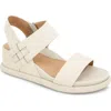 Gentle Souls By Kenneth Cole Jolisa Wedge Sandal In Stone Leather