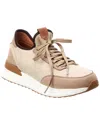 Gentle Souls By Kenneth Cole Laurence Stretch Jogger Sneaker In Brown