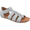 Gentle Souls By Kenneth Cole Women's Lennon Sandals In Matte Silver Leather