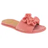 Gentle Souls By Kenneth Cole Lucy Womens Rosette Slide Sandals In Multi