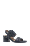Gentle Souls By Kenneth Cole Madylyn Slingback Sandal In Black Leather