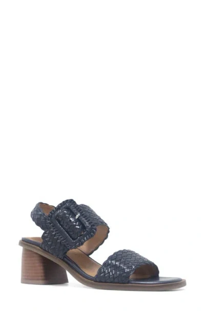 Gentle Souls By Kenneth Cole Madylyn Slingback Sandal In Navy Leather