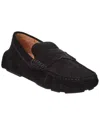 Gentle Souls By Kenneth Cole Mateo Suede Driver In Black