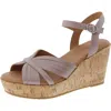 Gentle Souls By Kenneth Cole Nomi Ankle Strap Platform Wedge Sandal In Multi