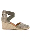 Gentle Souls By Kenneth Cole Orya Espadrille Wedge Sandal In Multi