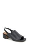 Gentle Souls By Kenneth Cole Penny Slingback Sandal In Black Perf