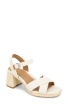 Gentle Souls By Kenneth Cole Rimini Ankle Strap Platform Sandal In Stone Leather