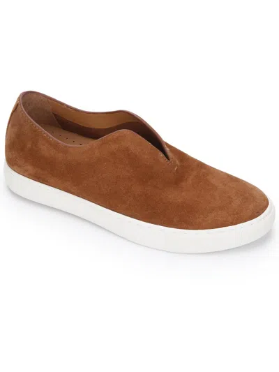 Gentle Souls By Kenneth Cole Rory Deconst Slip On Womens Suede Lifestyle Slip-on Sneakers In Brown