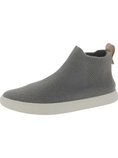Gentle Souls By Kenneth Cole Rory Mid Top Sneaker Womens Knit Slip On Casual And Fashion Sneakers In Grey