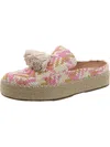 Gentle Souls By Kenneth Cole Rory Womens Leather Slip-on Espadrilles In Pink