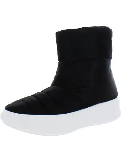 Gentle Souls By Kenneth Cole Rosette Puff Womens Slip On Ankle Booties In Black