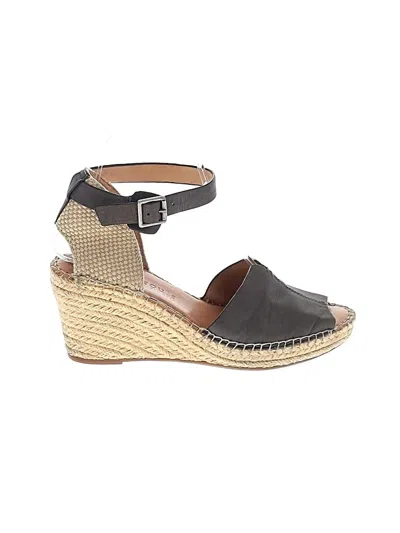 Pre-owned Gentle Souls By Kenneth Cole Wedges In Gray