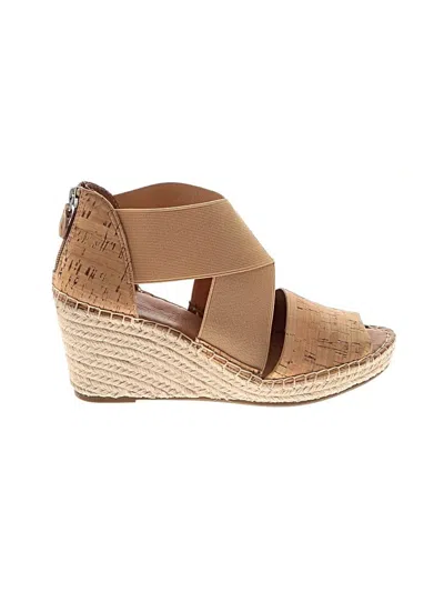Pre-owned Gentle Souls By Kenneth Cole Wedges In Tan