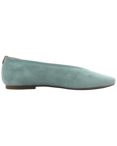 Gentle Souls By Kenneth Cole Willow Suede Flat In Green
