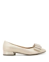 Gentle Souls By Kenneth Cole Women's Atlas Slip On Embellished Flats In White