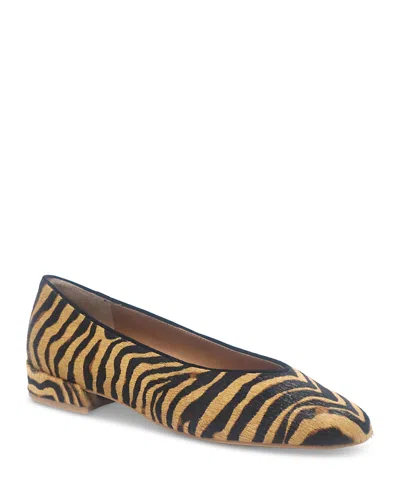 Gentle Souls By Kenneth Cole Women's Atlas V Zebra Calf Hair Pumps In Brown