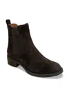 Gentle Souls By Kenneth Cole Best Womens Leather Ankle Chelsea Boots In Chocolate